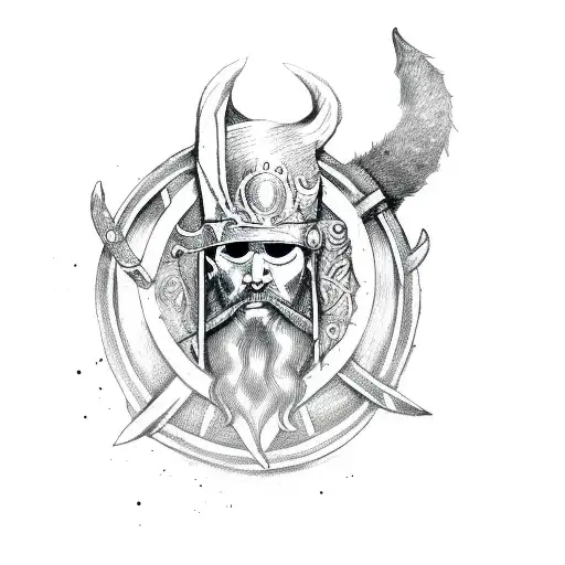 Viking Witch Pirate Symbol