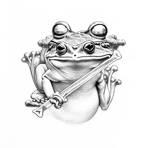 Dream Of Frog With Sword