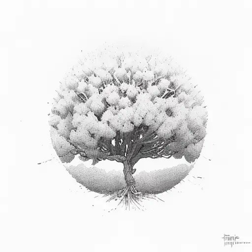 Tree Sporuting From Small Seed