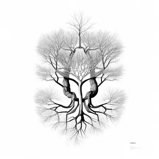 Tree With Lungs As The Roots