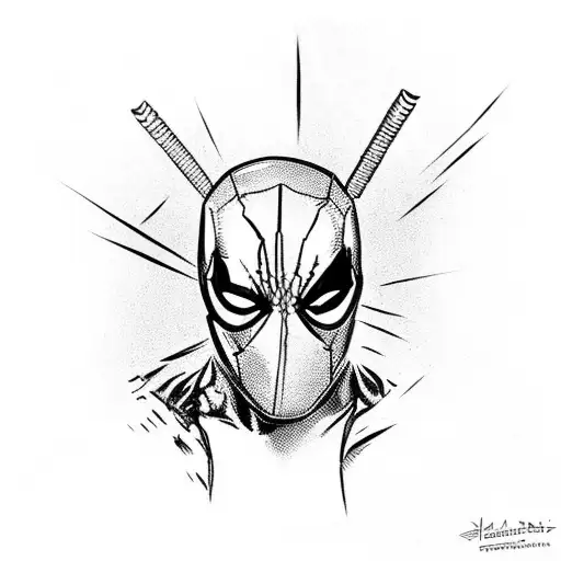 Deadpool And Spiderman Skull