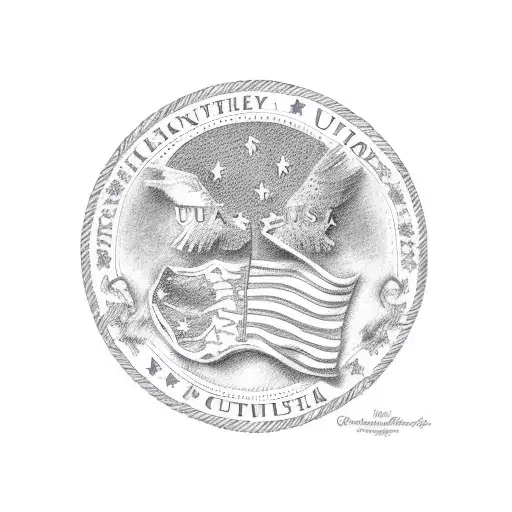 Usa Country Outline With Czech Republic Inside