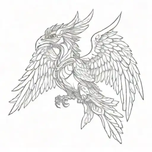 Valkyrie With Wings And A Beak