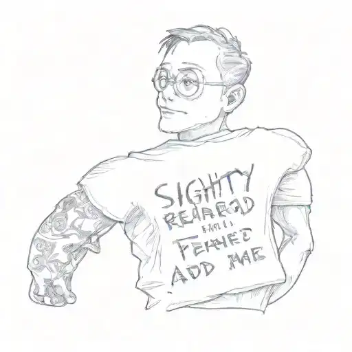 A Man Holding A Sign That Reads'slightly Retarded Child Please Adopt Me' Black Style