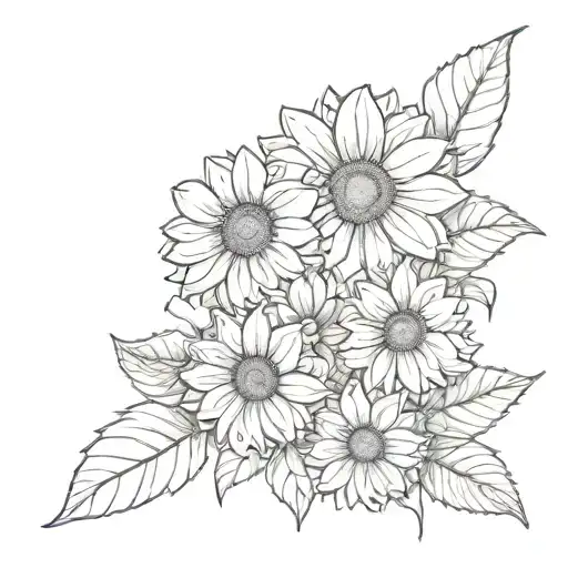 Sunflower Hydrangea Daisy