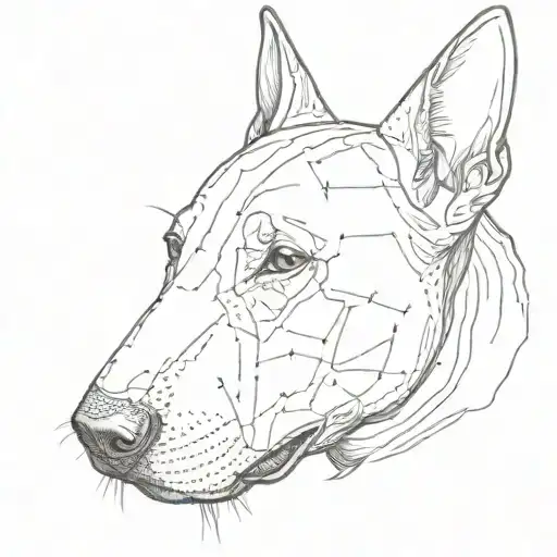 Bull Terrier Head