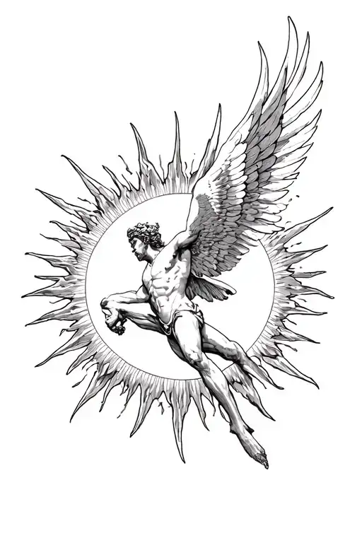 Icarus Falling From The Sun
