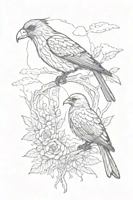 Tatoo Bird Rust Cohle From True Detective And Tatoo Ellie's From The Last Of Us