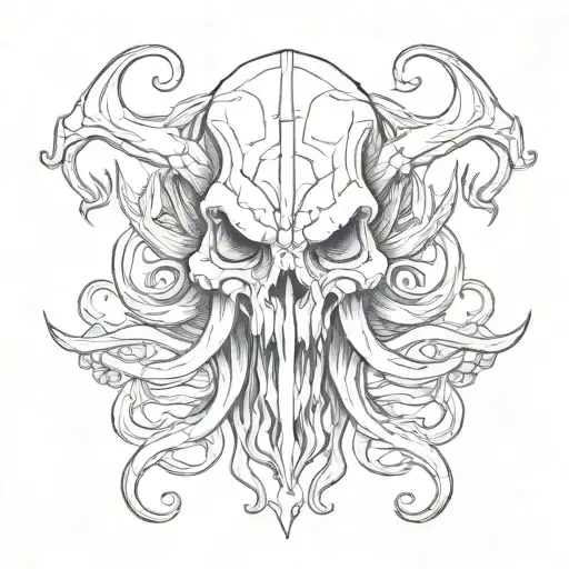 Cthulhu Skull