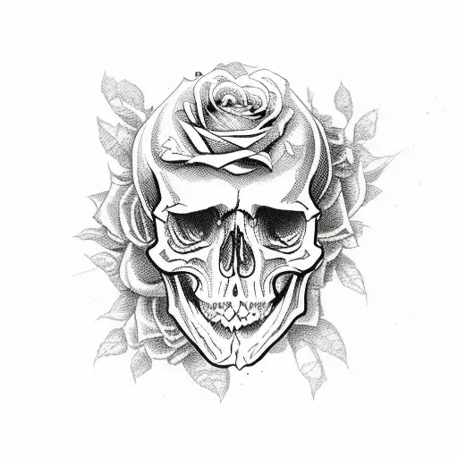 Skull And Roses