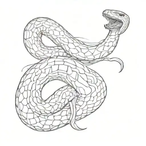 Snake Arm Tattoo Design