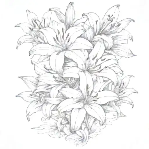 Lily And Other Flowers