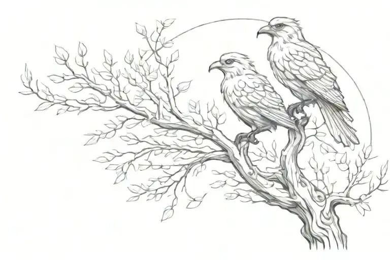 Freedom Bird Tree Man