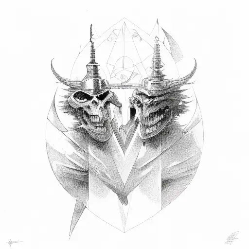 A Fight Between Good And Evil With Angles