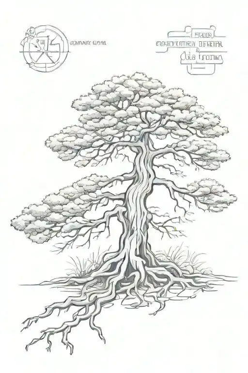 Pine Tree With Roots