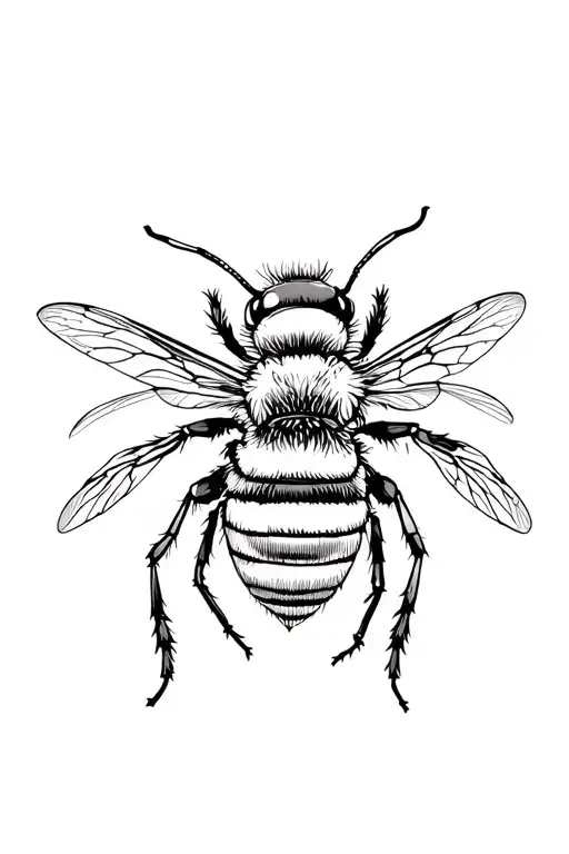 Bee Attacked In Insecticide Spray