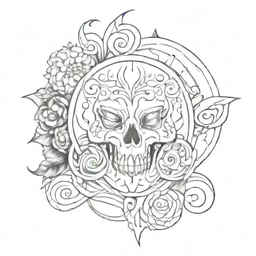 Tattoo Created By Using The Word Orm