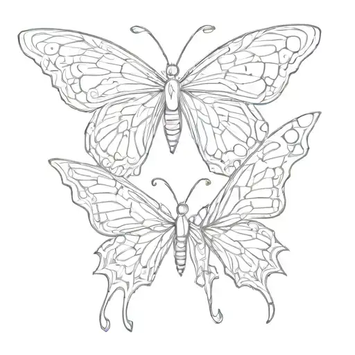 Butterfly Created By Using The Word Orm