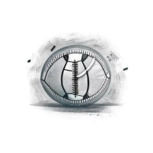 A Football Field With Musical Instruments As Goal Posts