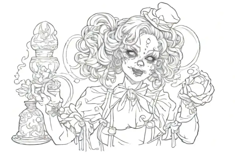 Chikano Clown Money Death Girl