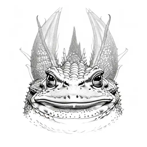 Draw A Dragon That Looks Like A Toad
