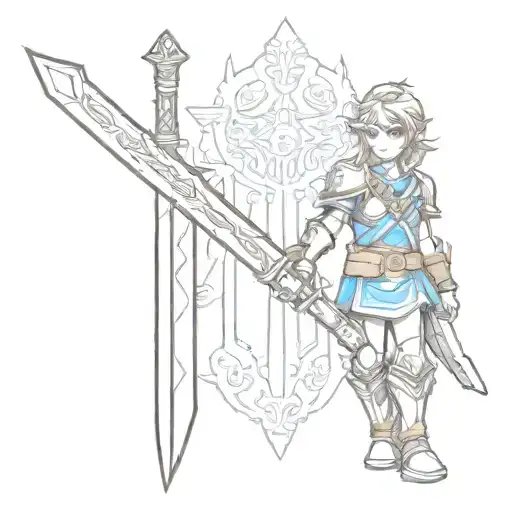 Master Sword Link Zelda