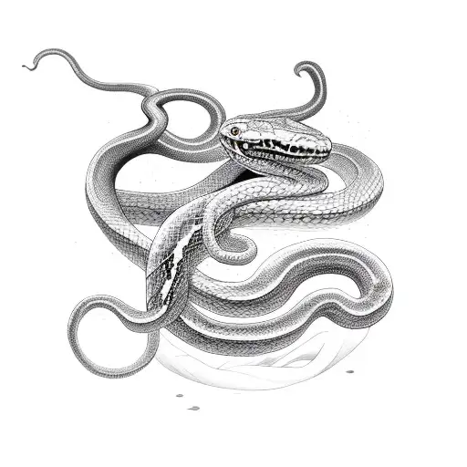 A Snake Eating Its Self