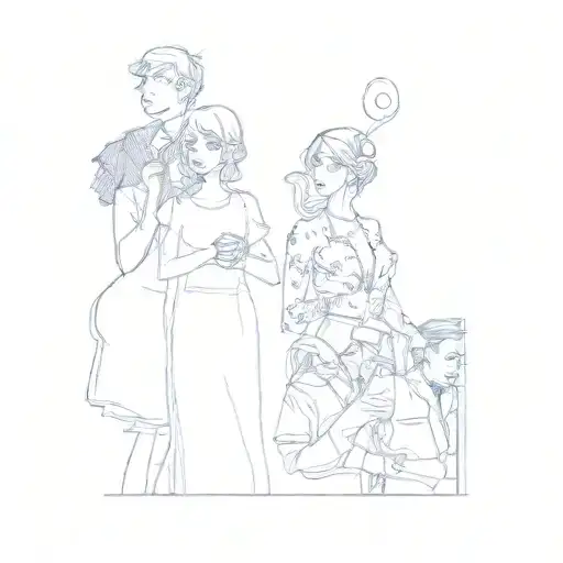 A Group Of People At A Party