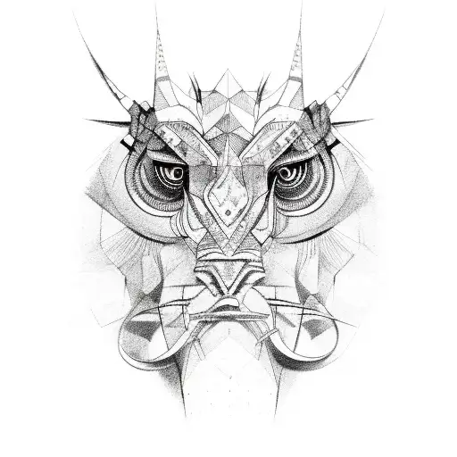 A Sketch Of A Unique And Mysterious Animal Inspired By Astrology