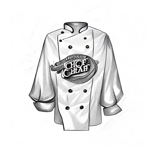 Chef Jacket Buttons And Lapel