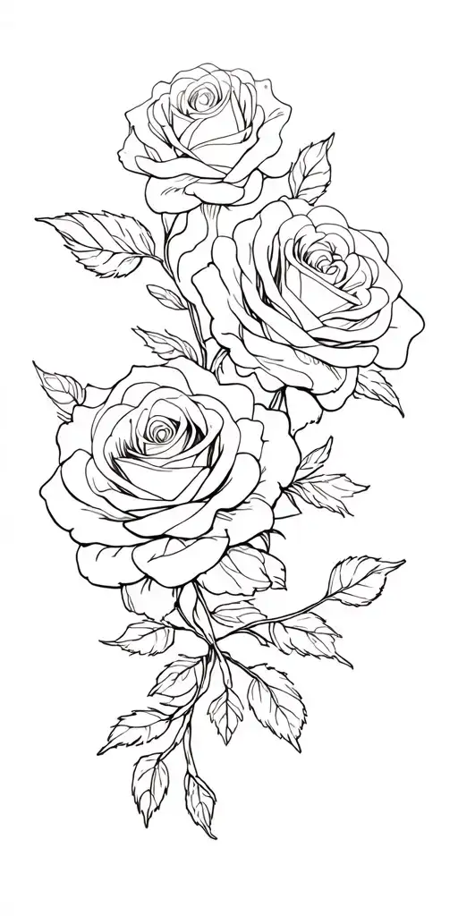 Willy Wag Tail With Roses Wrapped