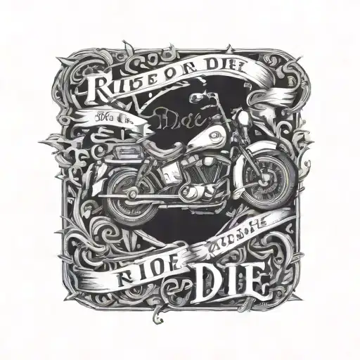 Text 'Ride Or Die'