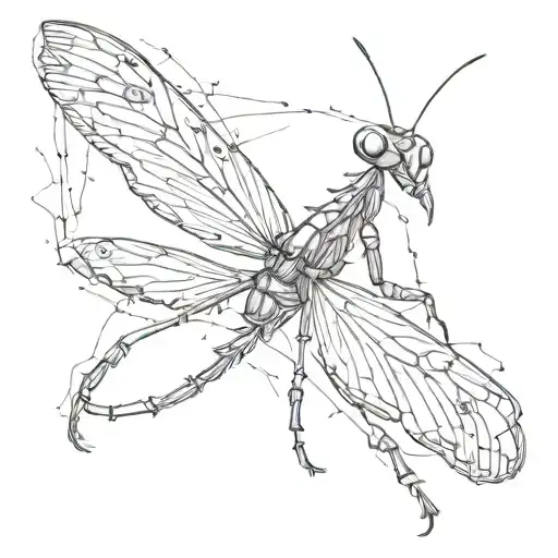 Mantis Ahead Red Star