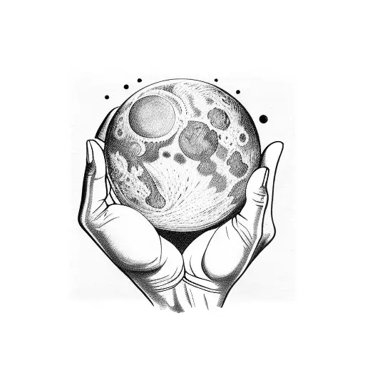 Hand Band With All Faces Of Moon