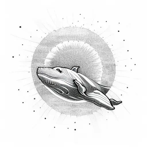 Whale And Sun And Space