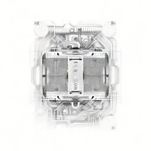 Circuit Board Inspired Car Design