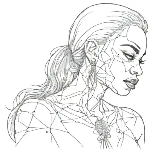 Beautiful Black Woman With Scarification