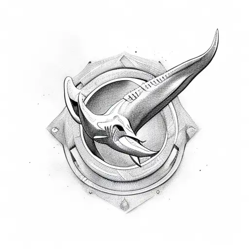 Hammerhead Shark Infinity Symbol