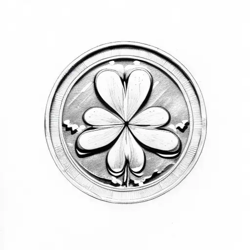 Four Leaf Clover Coin