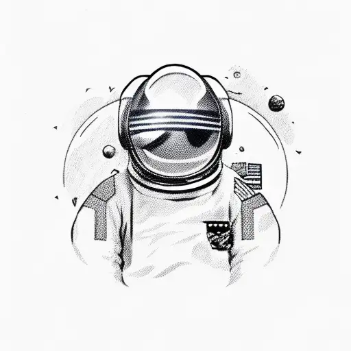 Astronaut With Cowboy Pistols