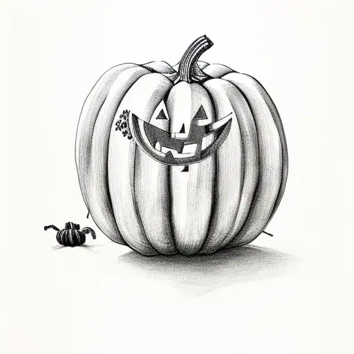 Pumpkin Flowers Halloween