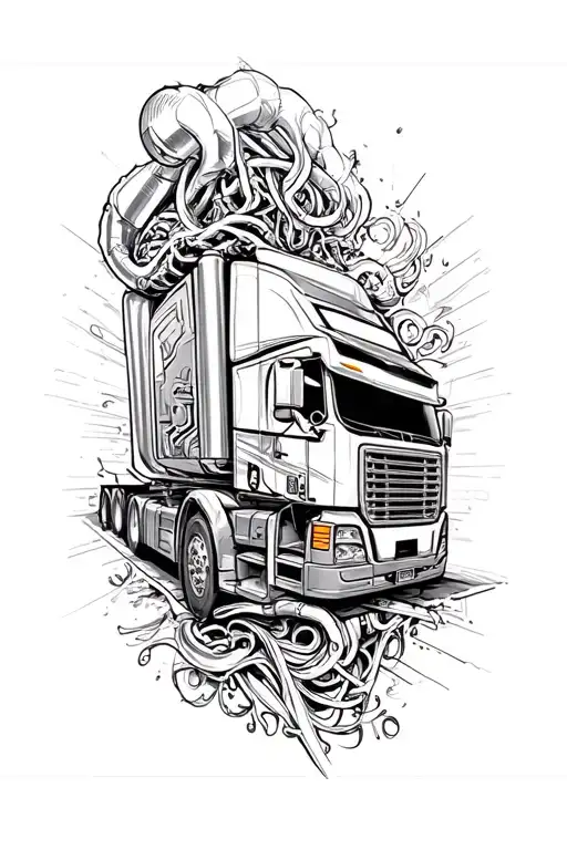 Diesel Truck Exhaust