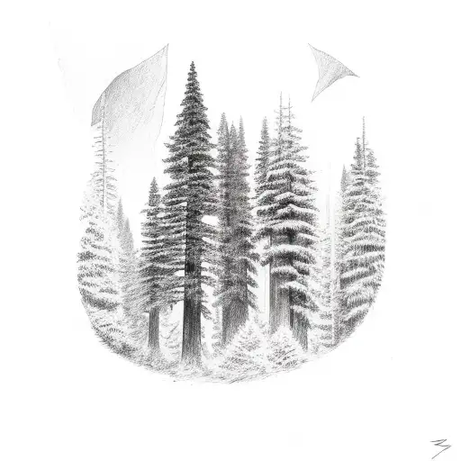 Redwood Forest With The Name Judie And A Live Heart