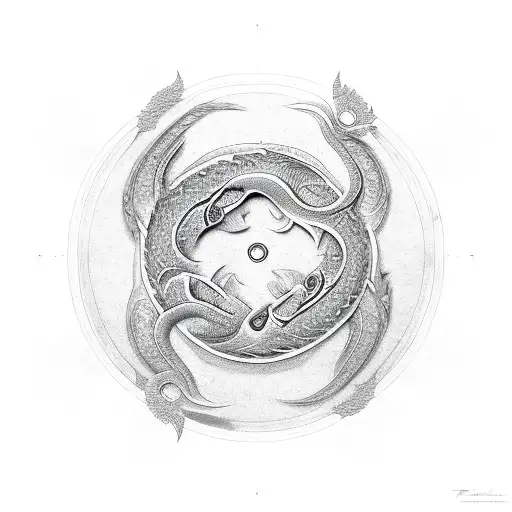 Taijitu Dragon