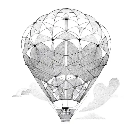 An Abstract Geometric Hot Airballoon