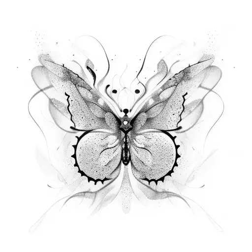 Abstract Butterfly Smoke