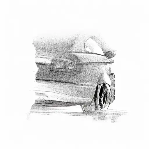 Two Sillouettes Looking Through A Car Windshield Looking Into A Sunset