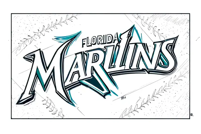 Original Florida Marlins Logo Mlb