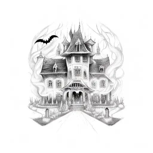 Haunted House On Fire