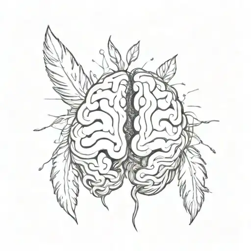 Brain With Feather Wings
